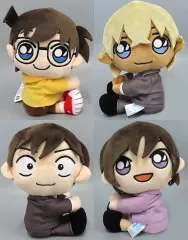【中古】ぬいぐるみ 全4種セット モアプラスくっつきぬいぐるみ“コナン＆降谷＆高木＆佐藤” 「名探偵コナン」