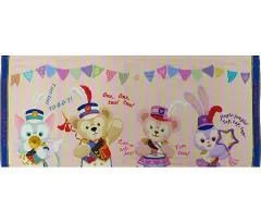 【中古】雑貨 集合 フェイスタオル 「ダッフィー＆フレンズのハッピーマーチングファン」 東京ディズニーシー限定