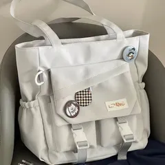 トートバッグ キャンバス レディース ハンドバッグ 軽量 大容量 ショルダーバッグ キャンバス生地 コンパートメント 通勤バッグ 韓国 かわいい 収納 丈夫 通勤 通学 旅行 ジッパー 斜め掛けバッグ 自立 生地 ファッション 実用的 シンプル 仕事