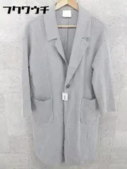 ◇ note et silence ノートエシロンス 薄手 長袖 ロング コート サイズF グレー レディース 【中古】 【1002802379093】のサムネイル