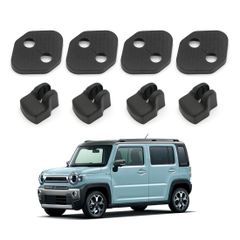 Hasiro 新型 ハスラー適合 ドアストライカー MR52S ヒンジカバー 金具隠れ 錆止め MR92S 内装パーツ 取付簡単 8個set