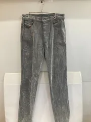 DIESEL ディーゼル 22SS メンズ ベルベット デニム グレー W 29 A0434709D02【Z0654-001】▽211