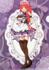 【中古】クリアファイル 中野二乃 A4クリアファイル 「五等分の花嫁∬ バレンタインストーリー in アニメイト」
