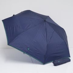自動開閉 折りたたみ傘 POLO RALPH LAUREN ラルフローレン USED美品 ポロポニー刺繍 ネイビー ロゴ 60cm FS9102
