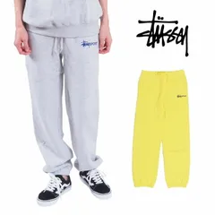 STUSSY ステューシー スウェットパンツ フリース レディース ウィメンズ ブラック 裏起毛 グレー レモン XS S Mサイズ 長袖 GRAY LEMON ベーシック 女性  STUSSY SPORT SWEATPANT USAモデル
