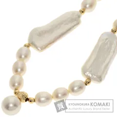 SELECT JEWELRY セレクトジュエリー 淡水パール アコヤパール 真珠 ネックレス K18YG レディース
