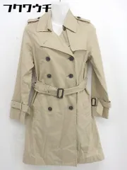 ■　◎ mysty woman ミスティウーマン 長袖 トレンチコート サイズS ベージュ レディース  【中古】 【1106110013912】のサムネイル