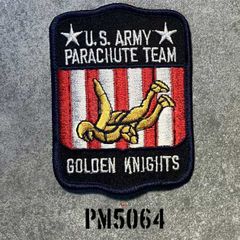 Golden Knights ミリタリーワッペン U.S.Army アーミー アメリカ陸軍 アイロン 刺繍 通販