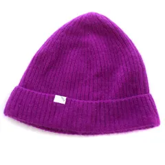 ソフネット SOPHNET. ニット帽 ニットキャップ ビーニー 帽子 ロゴ カシミヤ 紫 パープル /AQ ■GY03のサムネイル