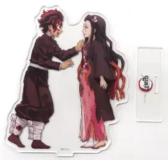 【中古】アクリルスタンド・アクリルパネル 竈門炭治郎＆竈門禰豆子 描き下ろしアクリルスタンド 「Blu-ray/DVD 鬼滅の刃 刀鍛冶の里編 第六巻」 ufotable購入特典