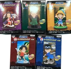 【中古】フィギュア 全5種セット「ワンピース」一番くじ ～新時代幕開け編～ F賞 カードスタンドフィギュア