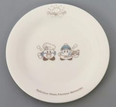 [중고] 접시·보울 커비 & 와돌디 수베니아 플레이트(소) [별의 커비 커비 카페 WINTER 2024] 대상 메뉴 주문 특전