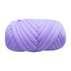 ☆ ライトパープル ☆ チャンキーニット 毛糸 洗える500g チャンキーニット 毛糸 500g 極太毛糸 ニットヤーン チャンキー ヤーン 洗える 極太 柔らかい やわらかい 太い モコモコ もこもこ ふわふわ 小物作り 手作り 手編み 編み物 手芸