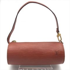 美品 LOUIS VUITTON ヴィトン エピ レザー スフロ ミニ ハンド ポーチ ユニセックス バッグ 鞄 ばっぐ ケニアブラウン a8300