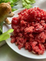 お得です。国産馬肉ミンチ又は馬肺MIX3キロ　500g×6 馬筋膜サービス
