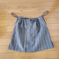 ムーミン様☆絹 オフホワイト無地 着物リメイクキャミソール【同梱