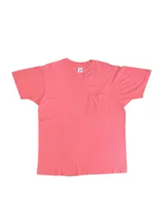 80s FRUIT OF THE LOOM フルーツオブザルーム 無地 ブランク ポケットTシャツ ポケT 無地T USA製