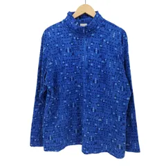 コロンビア Columbia 総柄 ハーフジップ フリースプルオーバー レディース  1X