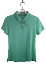 NIKE GOLF(ナイキゴルフ) ポロシャツ ミントグリーン レディース M ゴルフ用品 2409-0028 中古