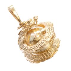 ペンダントトップ メンズ 18金 K18 18K イエローゴールド ドラゴン 龍 ペンダントヘッド ネックレスヘッド 地金 男性用 刻印入り