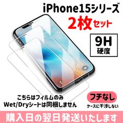 【2枚セット】iPhone 強化ガラス 9H硬度 画面保護 画面フィルム 2.5D iPhone15 iPhone15plus iPhone15pro iPhone15promax