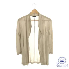 ☆美品☆ COMME CA DU MODE コムサデモード トップス カーディガン ボレロ 長袖 薄手 レディース グレー 9 日本製 901-7878 送料無料 古着