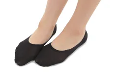 【在庫処分】2足組 深履き カバーソックス くつ下 くつした ソックス 滑り止め フットカバー 脱げない 靴下 レディース [Liapom]