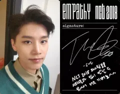 【中古】コレクションカード(男性) NCT/テイル(Taeil)/裏面黒・印刷サイン入り/CD「NCT 2018 Empathy (REALITY Ver.)」封入特典フォトカード