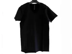 未使用 wjk/ダブルジェーケー ■ 半袖 Tシャツ S メンズ ブラック系 ダメージ加工 Vネック 新品□7I