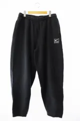 ナイキ NIKE ×STUSSY ステューシー  NRG Washed Fleece Pant ウォッシュド フリース スウェット パンツ DN4030-010 L 黒 ブラック ブランド古着ベクトル 中古 ☆AA★ 250608