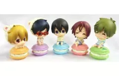 【中古】トレーディングフィギュア 全5種セット ～macaron Ver.～ 「タイトーくじ本舗 Free! ～Sweet macaron～」 デフォルメフィギュア賞