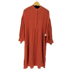 チャオパニックティピー CIAOPANIC TYPY ボリュームスリーブバンドカラーギャザーロング ワンピース レディース ONE SIZE 