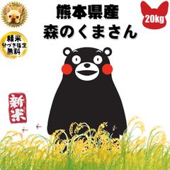 令和3年 熊本県産 森のくまさん　玄米20kg 精米無料 新米