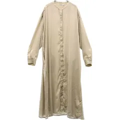 niko and... ニコアンド 長袖 ロングワンピース 4 ブラウン レディース 古着