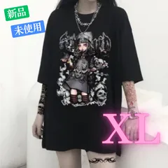 病みかわ 女の子 Tシャツ 量産型 地雷系 ゴスロリ ブラック 黒