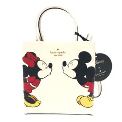 未使用品 Kate spade ケイトスペード ディズニー 2WAYバッグ ホワイト PVC レディース　240001143933