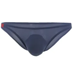 Karly Shop ビキニブリーフ メンズ ビキニ 下着 セクシー 男性 おしゃれ スケスケ エロい ローライズ 大きいサイズ 股上浅 涼しい 夏 ツルツル すべすべ e045