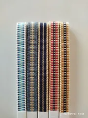 真田紐木綿平紐三分紐　5本セット（各150センチ）