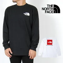 ノースフェイス ロンT メンズ レディース レッドボックス S M L XL サイズ ホワイト ブラック THE NORTH FACE NORTHFACE L/S RED BOX TEE　USモデル 長袖Tシャツ