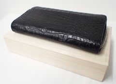 【新品】クロコダイル長財布　ヘンローン 木箱付き