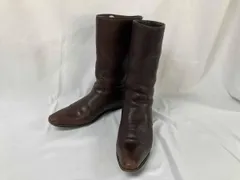 Haat issey miyake イッセイミヤケ ロングブーツ ブラウン フラットソール サイズS