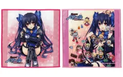 【中古】タオル・手ぬぐい [単品] ノワール マイクロファイバータオル2種セット 「Switchソフト 超女神信仰 ノワール 激神ブラックハート ファミ通DXパック」 同梱特典