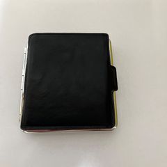 カードホルダー付き　シガレットケース　ブラック