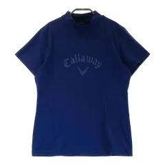 サイズ：L CALLAWAY キャロウェイ  ハイネック 半袖Tシャツ  ネイビー系 [240101455501] ゴルフウェア レディース ストスト