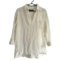 LA1 nano universe ナノユニバース ブラウス オフホワイト レディース Lサイズ