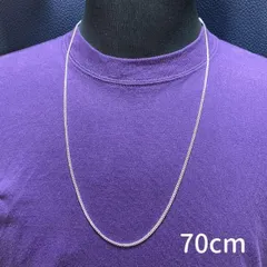 細め 《70cm》シルバー 喜平チェーンネックレス メンズ レディース