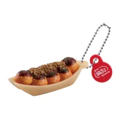 【中古】キーホルダー ぜったいうまい!!たこ焼 「築地銀だこ ミニチュアチャームコレクション」