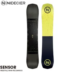 ナイデッカー スノーボード 板 センサー 23-24 NIDECKER SENSOR ツンチップ フリースタイル ジブ パーク グラトリ 型落ち 2024 日本正規品のサムネイル
