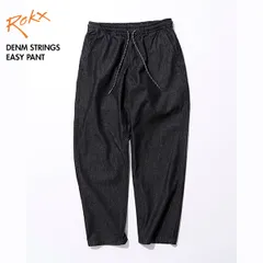 ROKX ロックス RXCS251223 DENM STRINGS デニムストリングス イージーパンツ CLASSICS R19BLACK　Sサイズのサムネイル