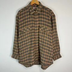 90s オーバーサイズ　総柄　チェックシャツ　ストリート　アメカジ　ネルシャツ　長袖　長袖シャツ　古着